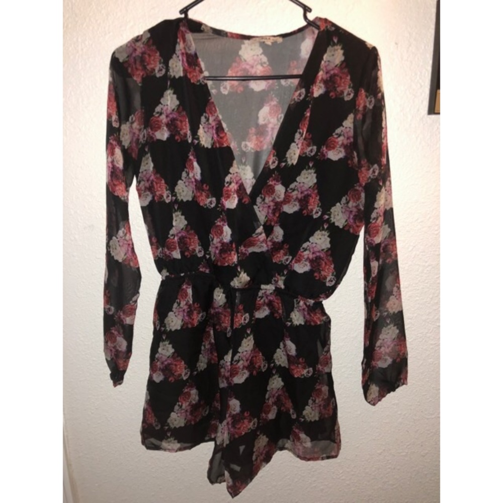 Hula Tease Floral Romper